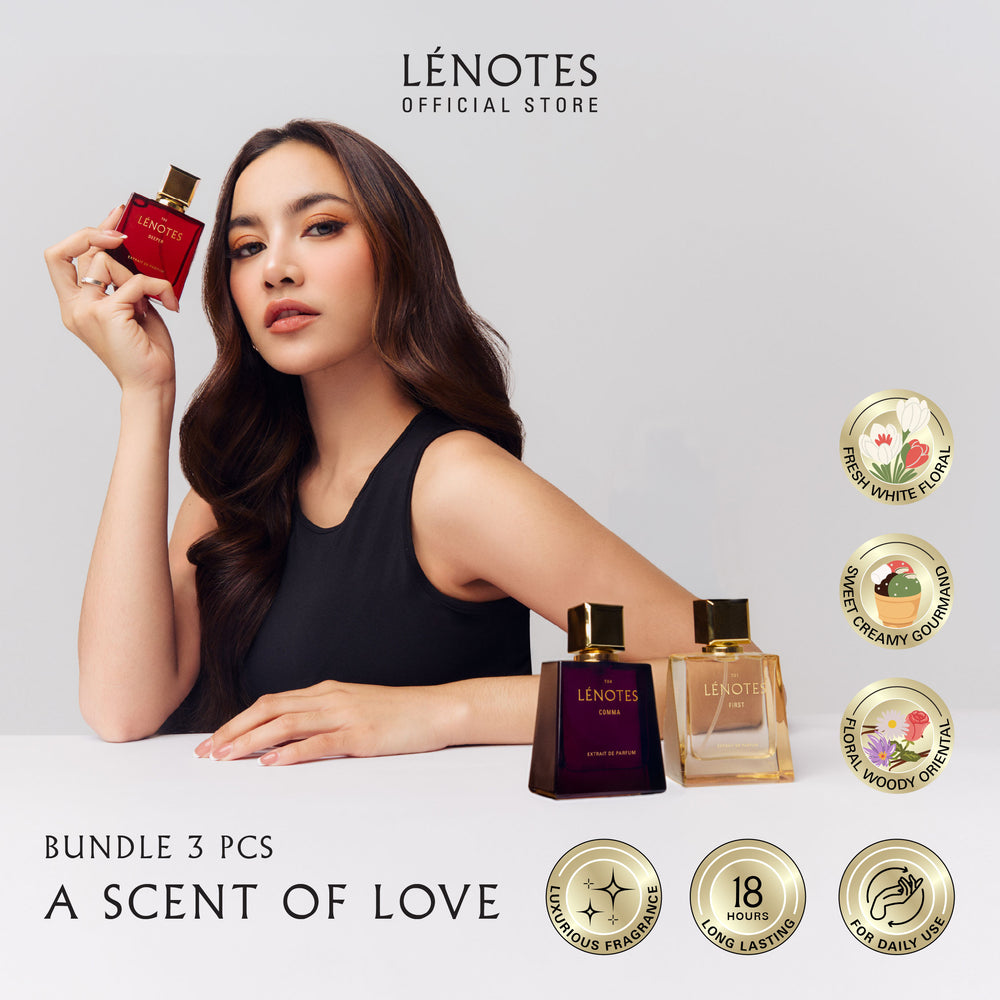 LÉNOTES Parfum Bundling 3 pcs All Varian 50 ML - Premium dan tahan lama - Extrait de Parfum