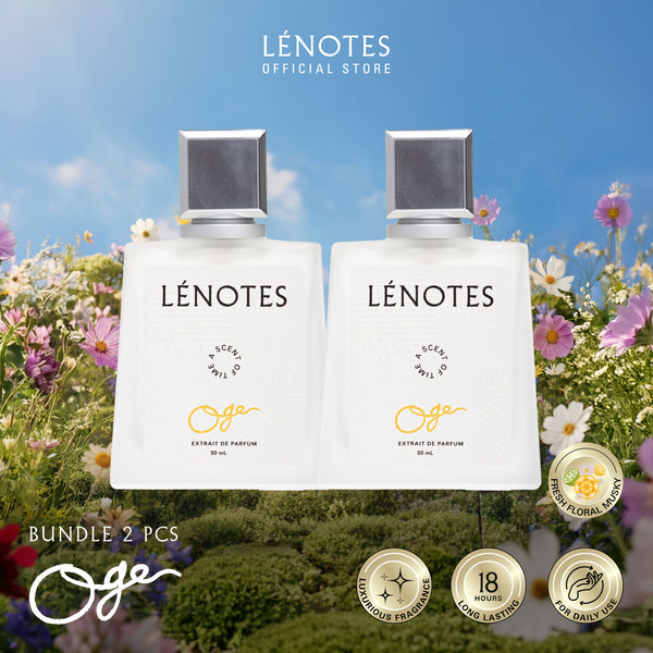 LÉNOTES Bundling 2 pcs 50 ML All Mix Varian - Scent Of Love dan Scent Of Time - Extrait de Parfum