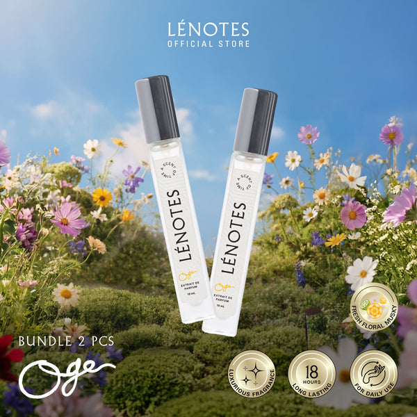 LÉNOTES Bundling 2 pcs 10 ML All Mix Varian - Scent Of Love dan Scent Of Time - Extrait de Parfum