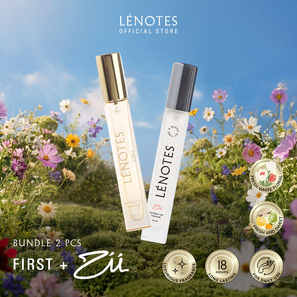 LÉNOTES Bundling 2 pcs 10 ML All Mix Varian - Scent Of Love dan Scent Of Time - Extrait de Parfum