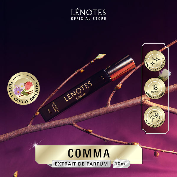 LÉNOTES Parfum Comma 10 ML - Premium dan tahan lama - Extrait de Parfum