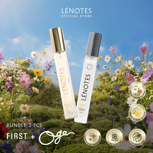 LÉNOTES Bundling 2 pcs 10 ML All Mix Varian - Scent Of Love dan Scent Of Time - Extrait de Parfum