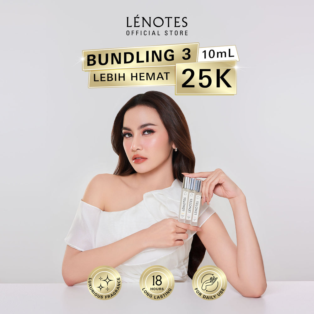 [ NEW ] LÉNOTES  3 pcs 10 ML All Varian Paket Complete - Scent Of Time - Extrait de Parfum