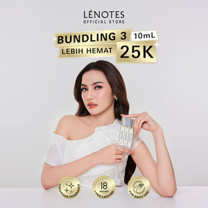 [ NEW ] LÉNOTES  3 pcs 10 ML All Varian Paket Complete - Scent Of Time - Extrait de Parfum