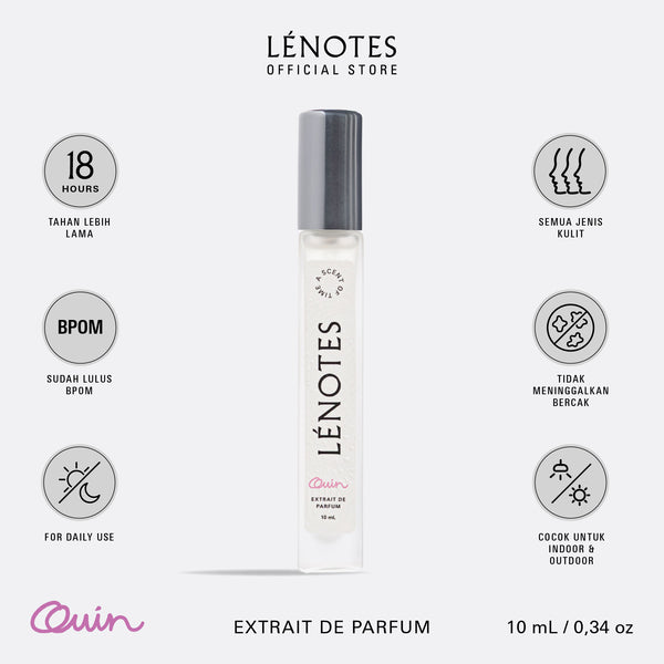 [ NEW ] LÉNOTES Quin 10 ML - Scent Of Time - Premium dan tahan lama - Extrait de Parfum