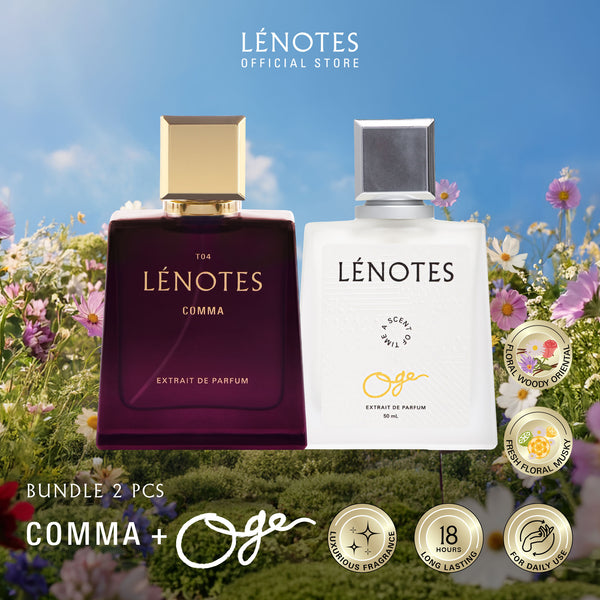 LÉNOTES Bundling 2 pcs 50 ML All Mix Varian - Scent Of Love dan Scent Of Time - Extrait de Parfum