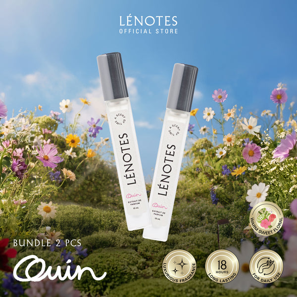 LÉNOTES Bundling 2 pcs 10 ML All Mix Varian - Scent Of Love dan Scent Of Time - Extrait de Parfum