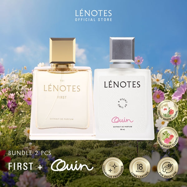 LÉNOTES Bundling 2 pcs 50 ML All Mix Varian - Scent Of Love dan Scent Of Time - Extrait de Parfum