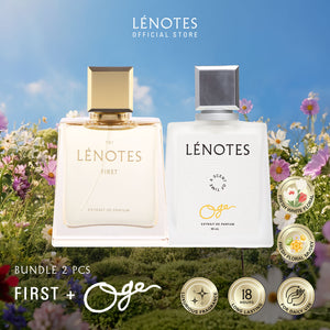 LÉNOTES Bundling 2 pcs 50 ML All Mix Varian - Scent Of Love dan Scent Of Time - Extrait de Parfum