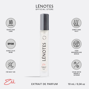 LÉNOTES Parfum Zii 10 ML - Scent Of Time - Premium dan tahan lama - Extrait de Parfum