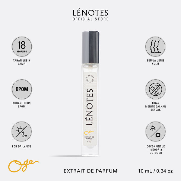 [ NEW ] LÉNOTES Oge 10 ML - Scent Of Time - Premium dan tahan lama - Extrait de Parfum