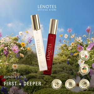 LÉNOTES Bundling 2 pcs 10 ML All Mix Varian - Scent Of Love dan Scent Of Time - Extrait de Parfum
