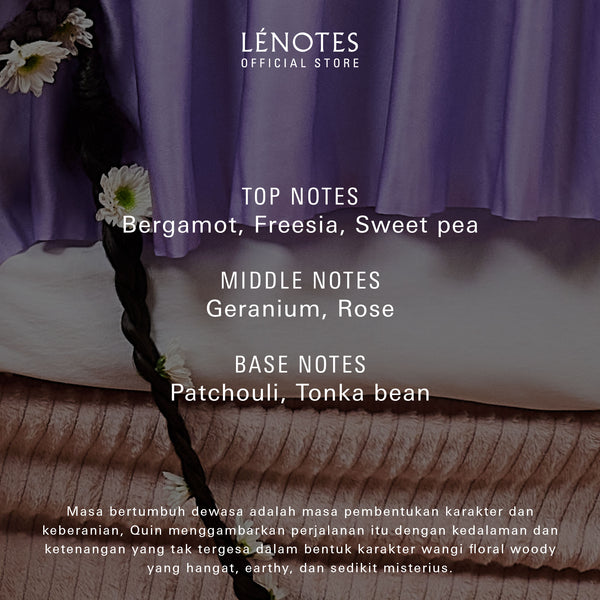 [ NEW ] LÉNOTES Quin 50 ML - Scent Of Time - Premium dan tahan lama - Extrait de Parfum