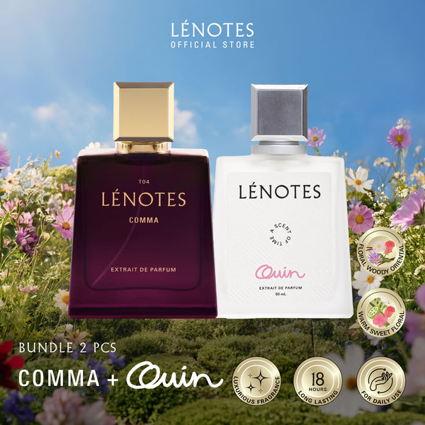 LÉNOTES Bundling 2 pcs 50 ML All Mix Varian - Scent Of Love dan Scent Of Time - Extrait de Parfum