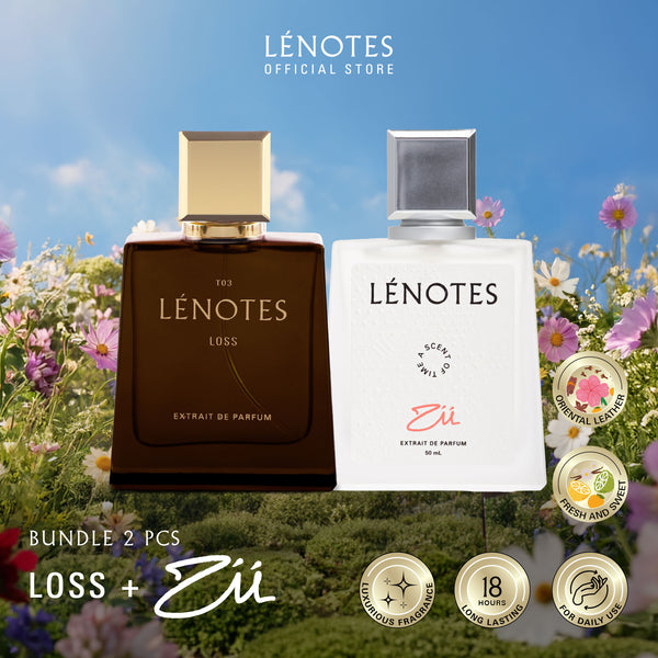 LÉNOTES Bundling 2 pcs 50 ML All Mix Varian - Scent Of Love dan Scent Of Time - Extrait de Parfum
