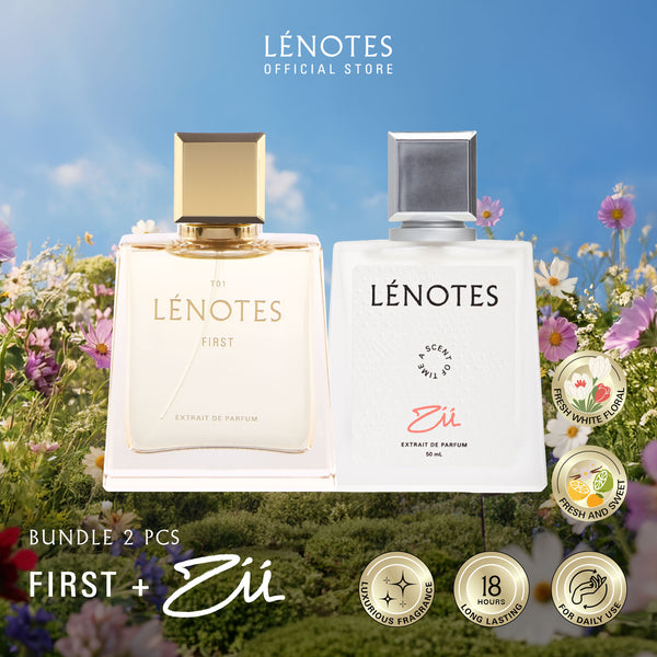 LÉNOTES Bundling 2 pcs 50 ML All Mix Varian - Scent Of Love dan Scent Of Time - Extrait de Parfum
