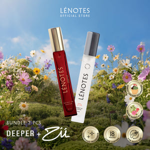 LÉNOTES Bundling 2 pcs 10 ML All Mix Varian - Scent Of Love dan Scent Of Time - Extrait de Parfum