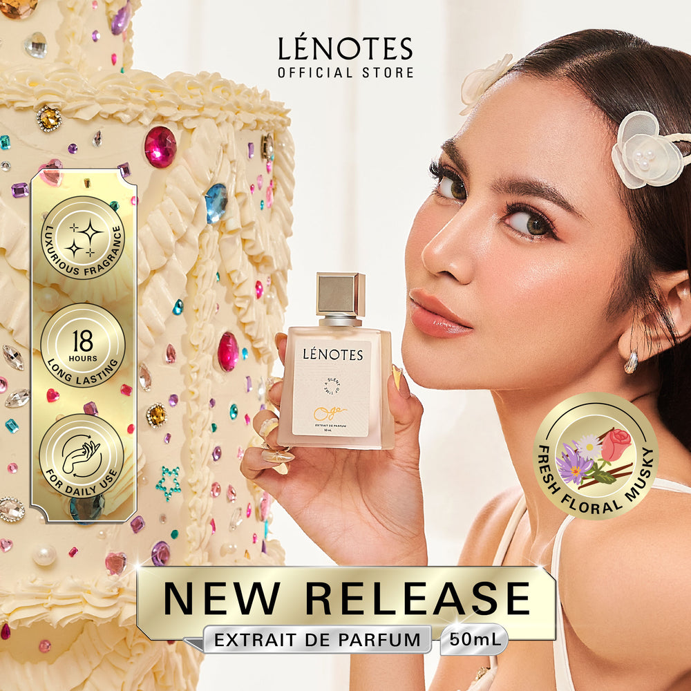 [ NEW ] LÉNOTES 3 pcs 50 ML All Varian Paket Complete  - Scent Of Time - Extrait de Parfum