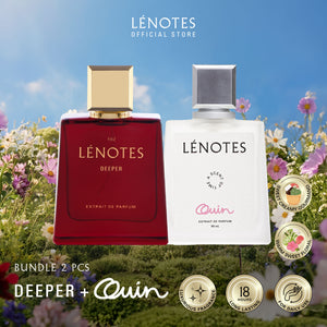LÉNOTES Bundling 2 pcs 50 ML All Mix Varian - Scent Of Love dan Scent Of Time - Extrait de Parfum