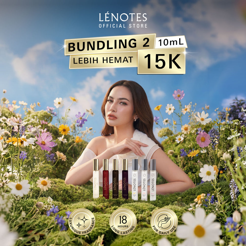 LÉNOTES Bundling 2 pcs 10 ML All Mix Varian - Scent Of Love dan Scent Of Time - Extrait de Parfum