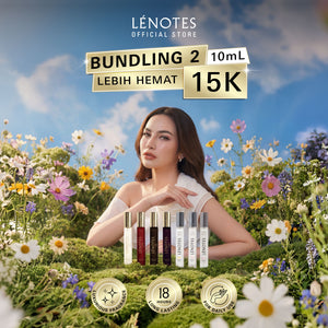 LÉNOTES Bundling 2 pcs 10 ML All Mix Varian - Scent Of Love dan Scent Of Time - Extrait de Parfum